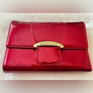 Mancini Women’s TriFold Wallet patent leather